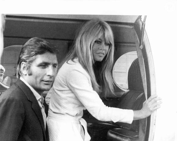 Gunter Sachs et Brigitte Bardot, à Munich, le 14 juillet 1966.