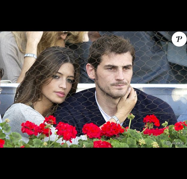Sara Carbonero et Iker Casillas le 8 mai 2011 à Madrid