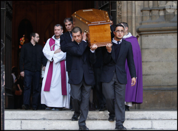 Les obsèques de Jean Giraud alias Moebius à Paris, le 15 mars 2012.
