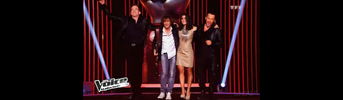Photo : Les quatre coachs de The Voice (Jenifer, Louis Bertignac ...