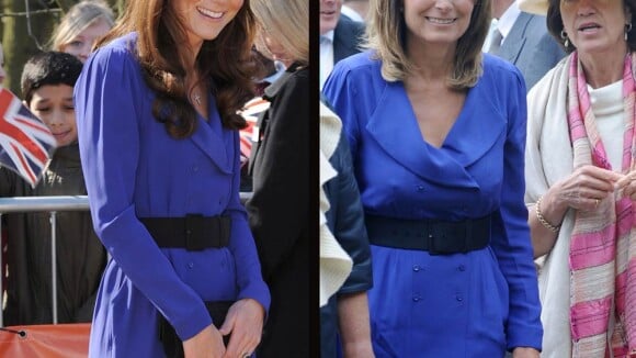 Kate Middleton glamour dans la robe de sa mère Carole pour son premier discours