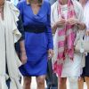 Carole Middleton, mère de Kate, en robe Reiss au dernier jour du Royal Ascot 2010.
