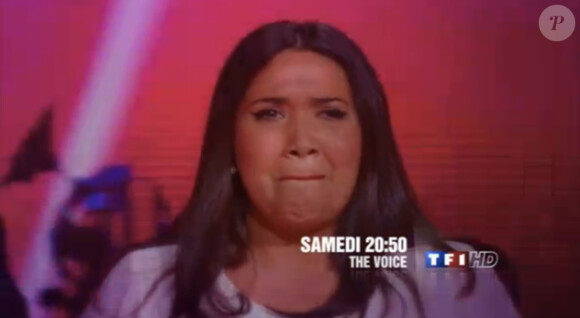 Amalya dans la bande-annonce de The Voice le samedi 24 mars 2012 sur TF1