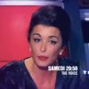 Jenifer émue dans la bande-annonce de The Voice le samedi 24 mars 2012 sur TF1