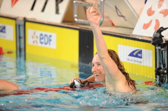 Camille Muffat le 19 mars à Dunkerque lors des championnats de France de natation