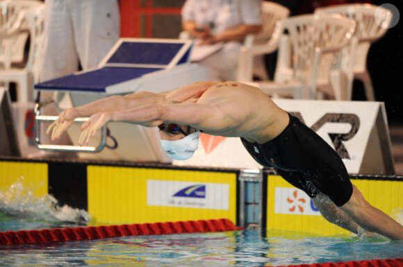 Camille Lacourt le 19 mars à Dunkerque lors des championnats de France de natation