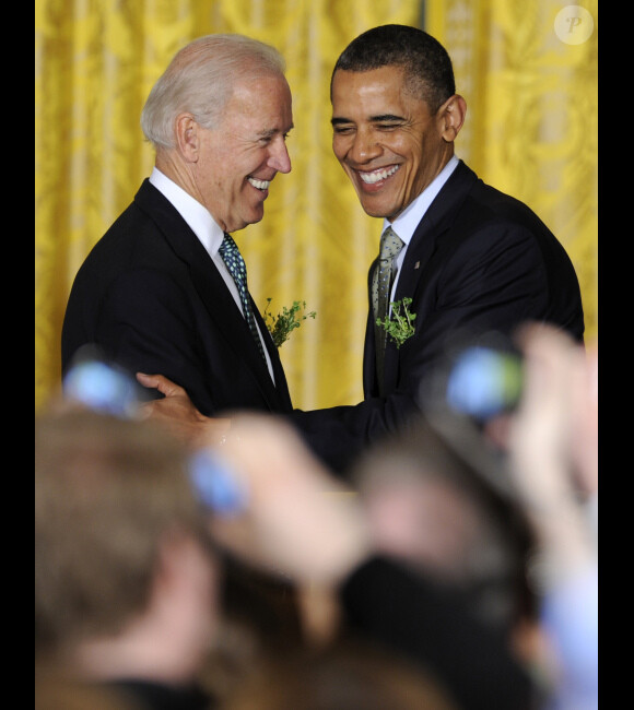 Le président Barack Obama et Joe Biden, vice-président, le 20 mars 2012 à Washington.