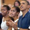 Barack Obama et sa fille Malia, 13 ans, en décembre 2011 à Hawaï.