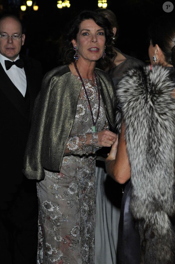 La princesse Caroline de Monaco lors de la soirée du  centenaire du Martell Cordon Bleu de la maison de cognac Martell, à  Monaco le 22 mars 2012.