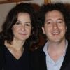 Valérie Lemercier et Guillaume Gallienne lors de la dernière du spectacle 6000 miles away de Sylvie Guillem au théâtre des Champs-Élysées à Paris, le 22 mars 2012