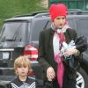 Gwen Stefani et son fils Kingston, le vendredi 23 mars à Los Angeles.