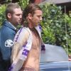 Gavin Rossdale sur le tournage de The Bling Ring, à Los Angeles, le 26 mars 2012.