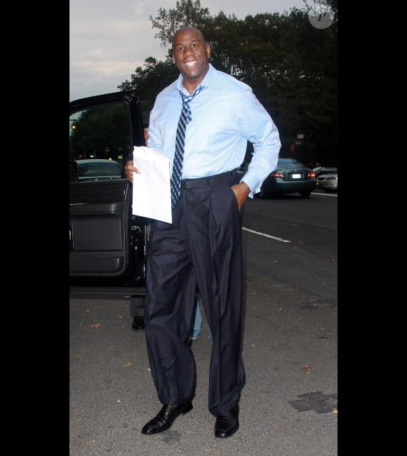 Magic Johnson le 15 octobre 2011 à New York