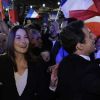Nicolas Sarkozy et Carla Bruni au meeting de Villepinte, le 11 mars 2012.