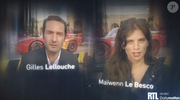 Gilles Lellouche et Maïwenn souhaitent un joyeux 20e anniversaire à Disneyland Paris - mars 2012