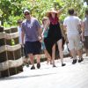 Adam Sandler et sa femme en vacances à Miami le 29 mars 2012