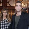Robbie Williams et sa femme Ayda Field en décembre 2010