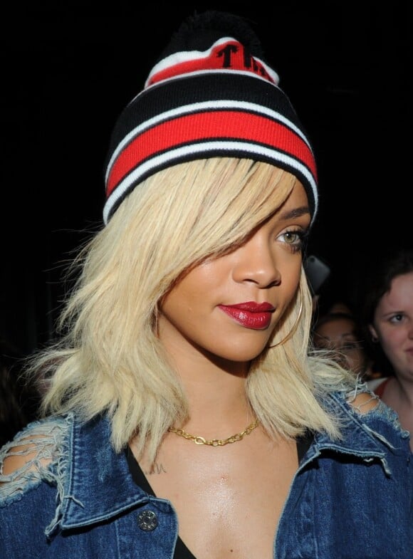 La jolie blonde Rihanna à New York, le 13 mars 2012.