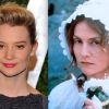 Mia Wasikowska en février 2012 à Los Angeles / Isabelle Huppert dans Madame Bovary de Claude Chabrol (1991)