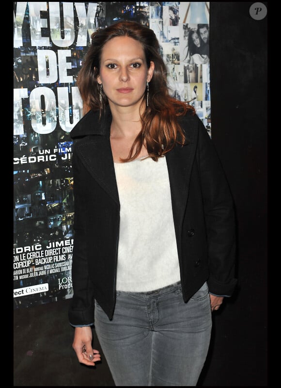 Elodie Navarre lors de l'avant-première à Paris du film Aux yeux de tous le 2 avril 2012