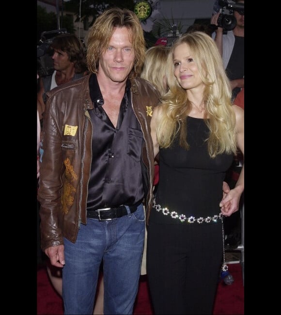 Kevin Bacon et sa femme Kyra Sedgwick, en 2000 à Los Angeles.