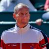 Guy Forget, capitaine de l'équipe de France de tennis, le vendredi 6 avril 2012 à Monte Carlo.