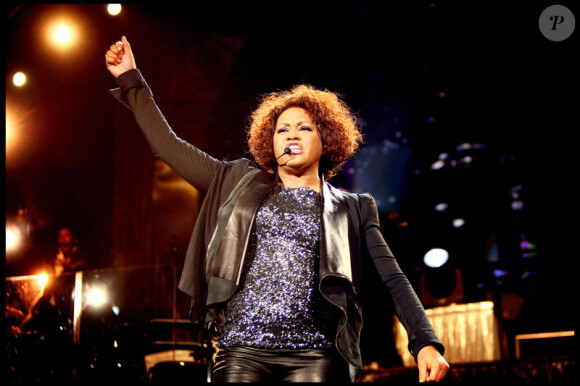 Whitney Houston le 8 juin 2010 à Stockholm