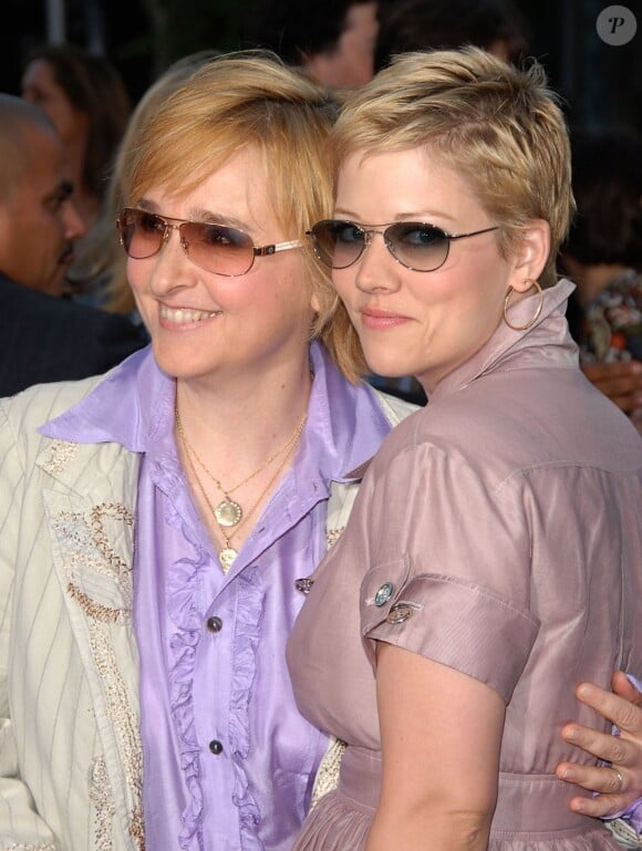 Melissa Etheridge et son ex Tammy Lynn Michaels en juin 2007 à la projection de Sicko.