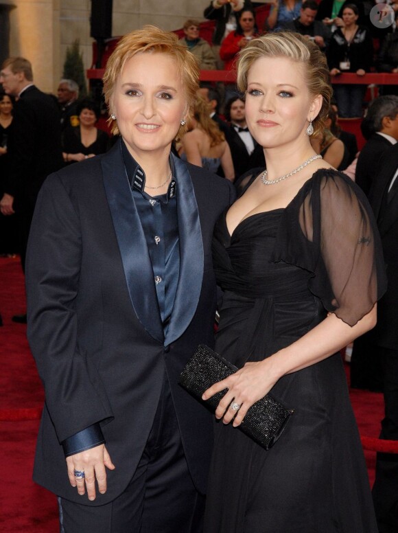Melissa Etheridge et son ex Tammy Lynn Michaels lors des Oscars 2007.