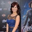 Debby Ryan à la première de The Avengers à Los Angeles. Le 11 avril 2012