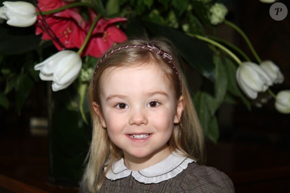 La princesse Ariane des Pays-Bas (portrait officiel de mars 2012) a eu 5 ans le 10 avril 2012.