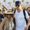 Fergie et Josh Duhamel, stylés lors du Jour 2 du Festival de Coachella. Indio, le 14 avril 2012.