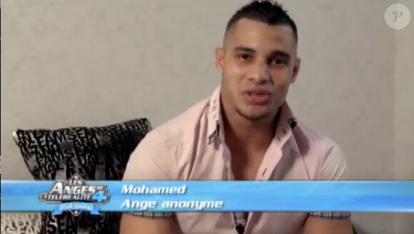 Mohamed dans les Anges de la télé-réalité 4, sur NRJ 12, lundi 16 avril 2012