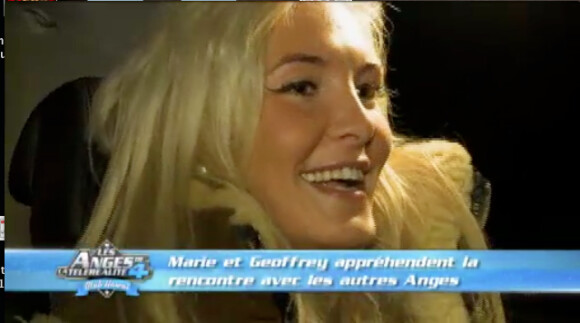 Marie dans les Anges de la télé-réalité 4, sur NRJ 12, lundi 16 avril 2012