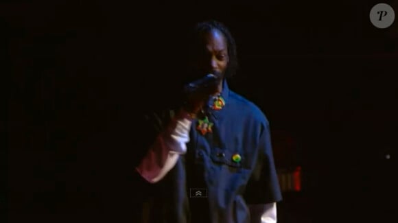 Snoop Dogg lors de la Tupac Resurrection le 15 avril 2012 à Coachella