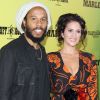 Ziggy Marley et sa femme Orly Agai à la première du film Marley le 17 avril 2012 à Los Angeles