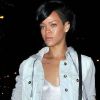 Rihanna arrive au restaurant Da Silvano, pour une de ses dernières soirées à New York avant de débarquer à Londres. Le 23 avril 2012.