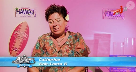 Catherine dans les Anges de la télé-réalité 4, mardi 24 avril 2012 sur NRJ 12