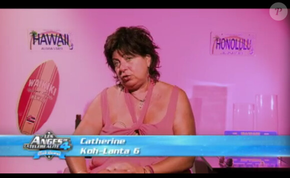 Catherine dans Les Anges de la télé-réalité 4 le mardi 24 avril 2012 sur NRJ 12