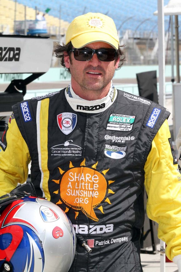 Patrick Dempsey à Homestead (Floride), le 4 mars 2011.