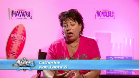 Catherine dans les Anges de la télé-réalité 4, mardi 1er mai 2012 sur NRJ 12