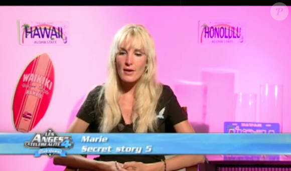 Marie dans les Anges de la télé-réalité 4, mardi 1er mai 2012 sur NRJ 12