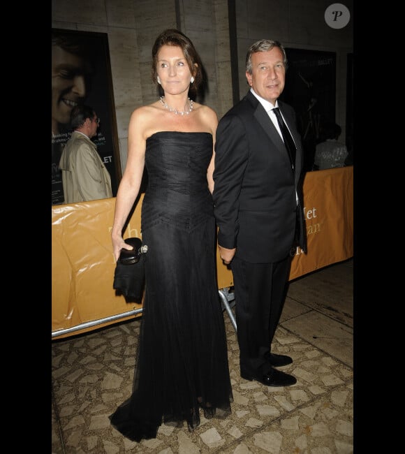Cécilia Attias et son mari Richard le 27 septembre 2010 à New York