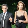 Cécilia Attias et Nicolas Sarkozy le 6 juin 2007 à Luckow en Allemagne