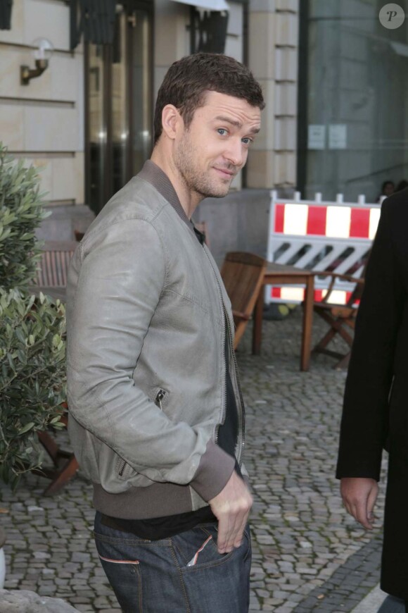 Justin Timberlake à Berlin le 2 novembre 2011.