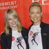 Emma Stone et Olivia Wilde lors du marathon organisé par Revlon pour la lutte contre le cancer du sein. 5 mai 2012, à New York
