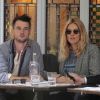 Sienna Miller et son amoureux Tom Sturridge, en mars 2012.