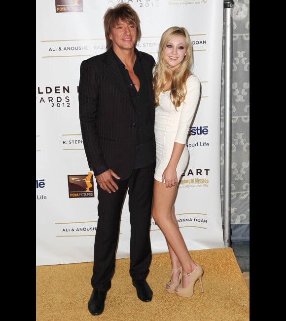 Richie et sa fille Ava Sambora lors de la douzième soirée annuelle des Golden Heart Awards à Beverly Hills, le 7 mai 2012