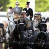 Le duc d'Edimbourg lors du Laurent Perrier Meet de la British Driving Society Drive lors du Royal Windsor Horse Show, le 13 mai 2012.