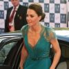 Catherine Middleton, superbe, lors de son arrivée au dîner de gala pour célébrer l'arrivée des Jeux Olympiques au Royal Albert Hall à Londres le 11 mai 2012